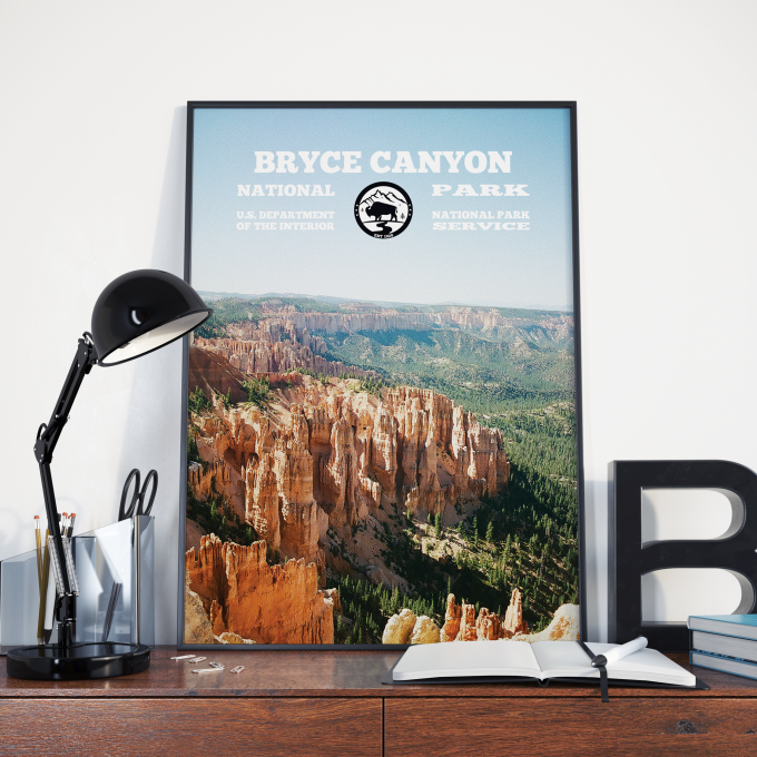 Bryce Canyon National Park WPA Poster Print Wall Art