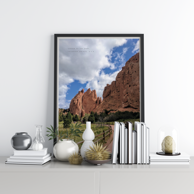 Garden of the Gods Poster Print Wall Art