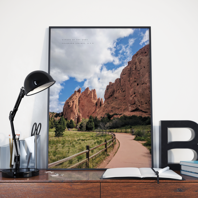 Garden of the Gods Poster Print Wall Art