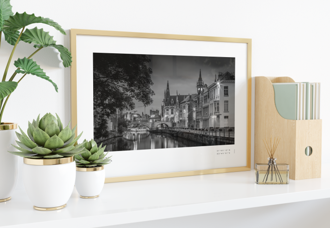 Ghent Coordinates Poster Print Wall Art