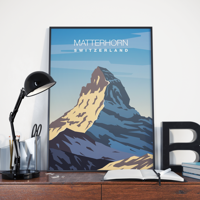 Matterhorn Poster Print Wall Art