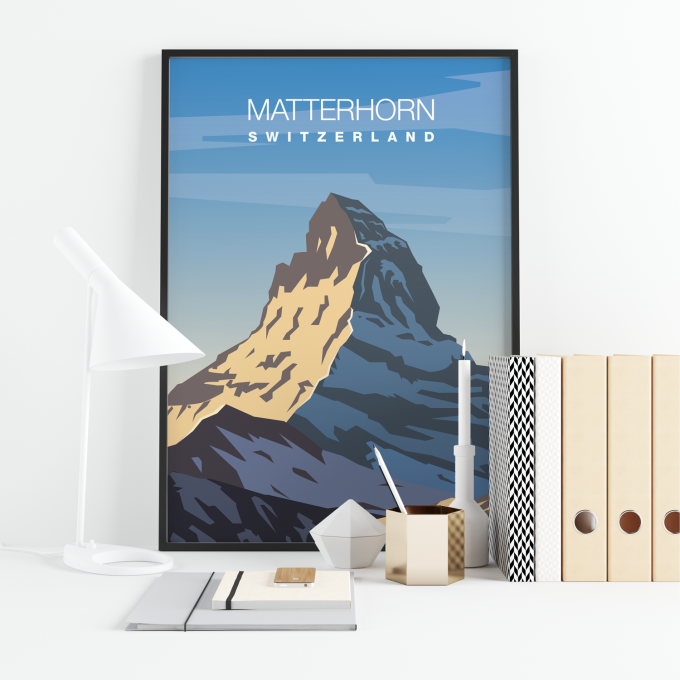 Matterhorn Poster Print Wall Art