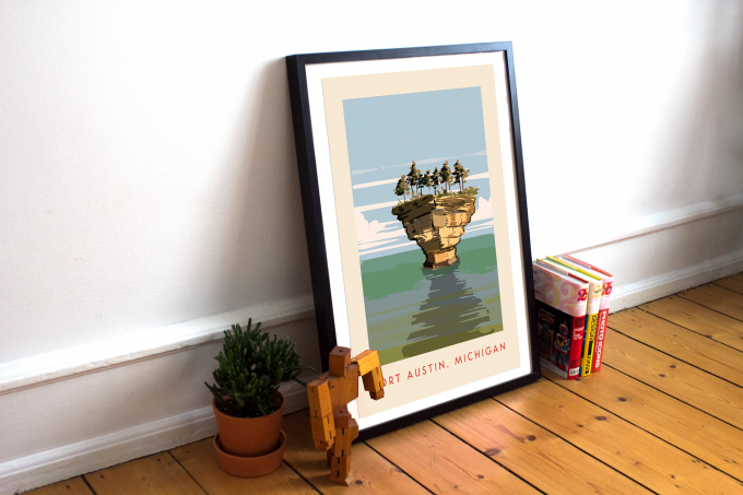 Port Auston Poster Print Wall Art