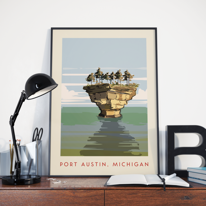 Port Austin Poster Print Wall Art