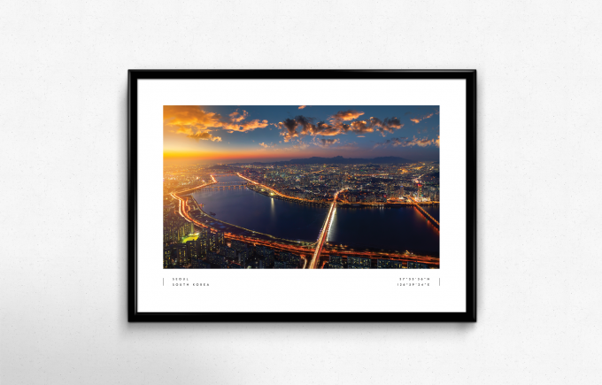 Seoul Coordinates Poster Print Wall Art