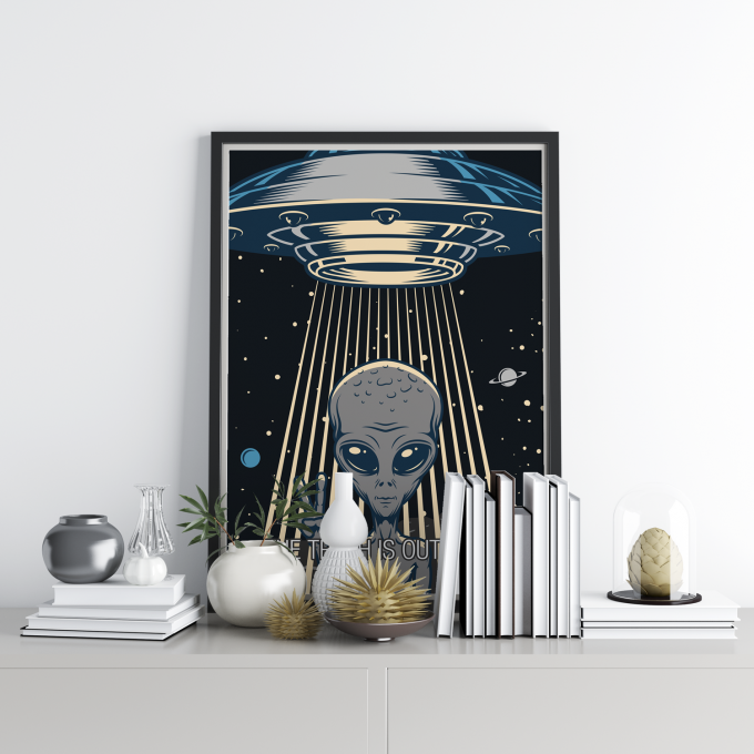 X-Files I Want To Believe Poster Print Wall Art