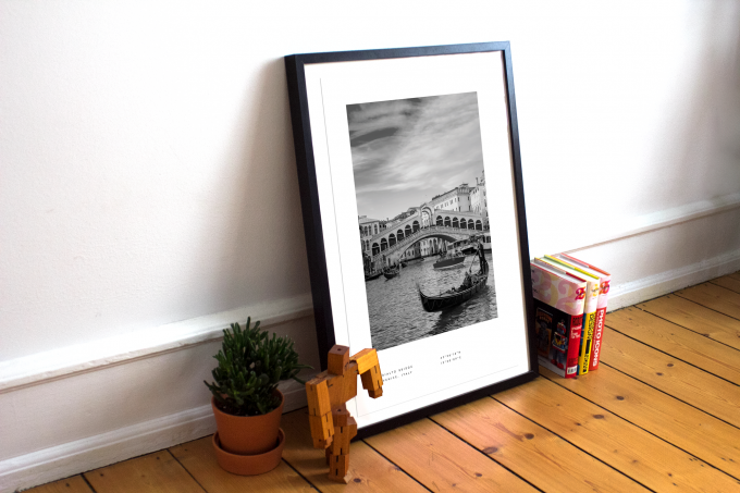 Venice Coordinates Poster Print Wall Art