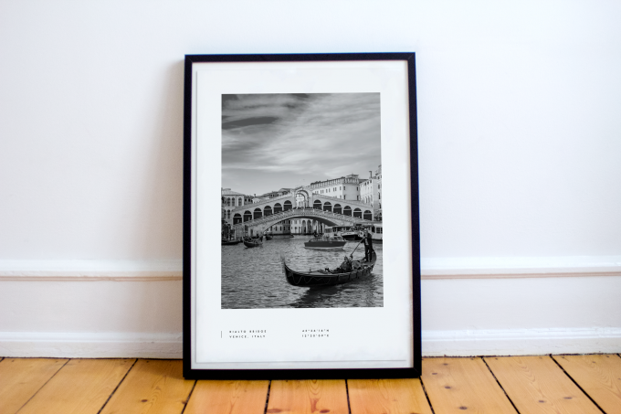 Venice Coordinates Poster Print Wall Art