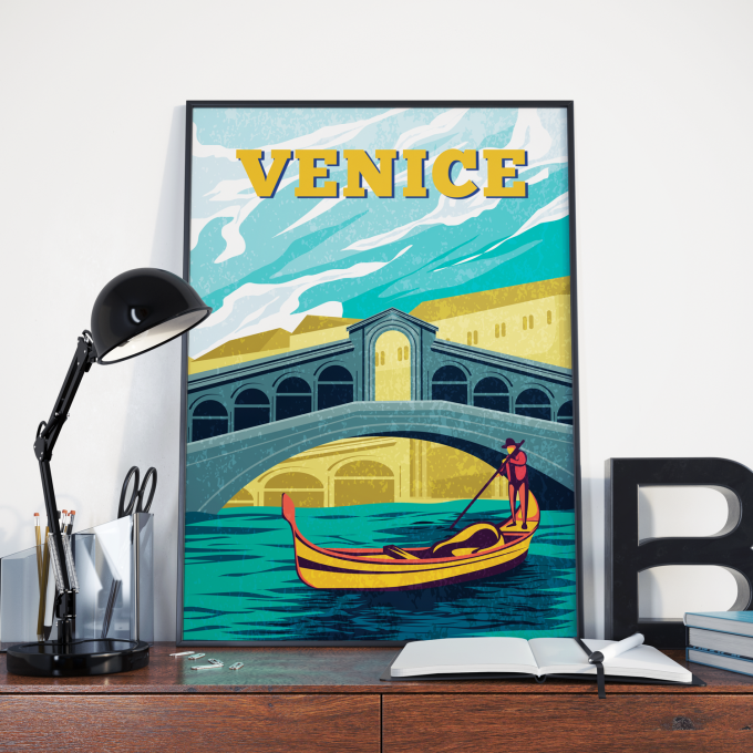 Venice Poster Print Wall Art