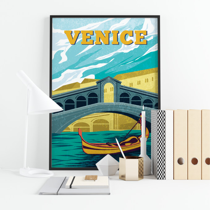 Venice Poster Print Wall Art