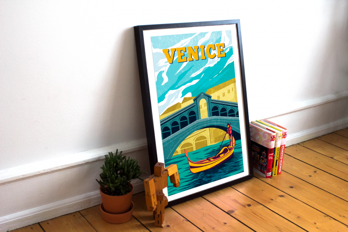 Venice Poster Print Wall Art