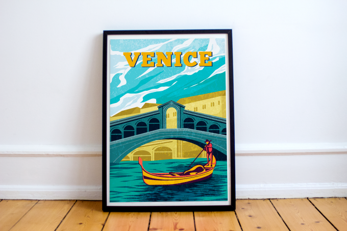 Venice Poster Print Wall Art