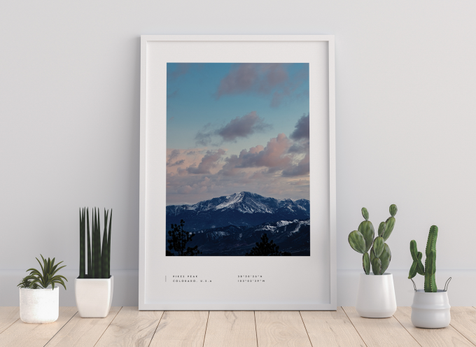 Pikes Peak Poster Print Wall Art