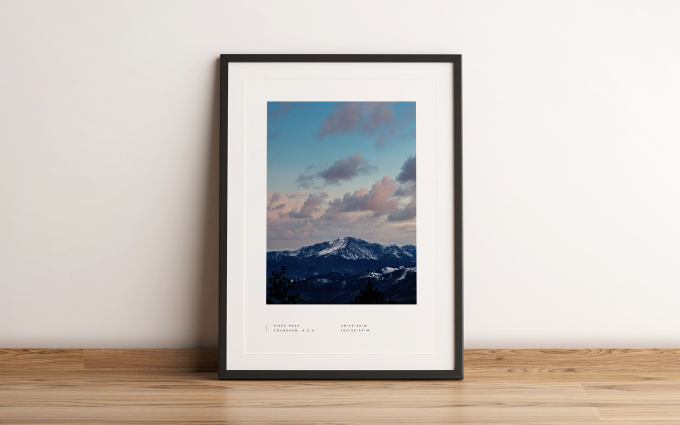 Pikes Peak Poster Print Wall Art