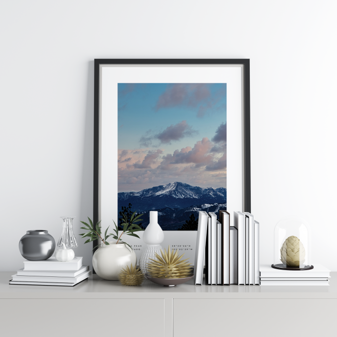 Pikes Peak Poster Print Wall Art