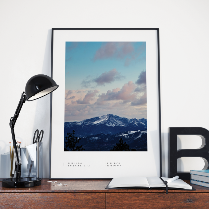 Pikes Peak Poster Print Wall Art