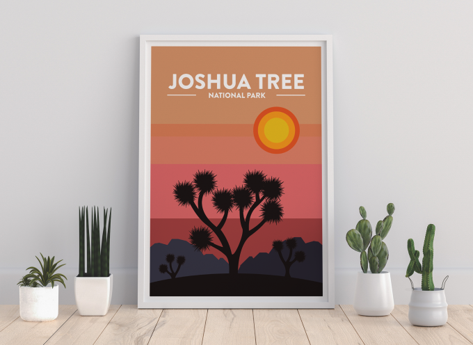 Joshua Tree - National Park Print Poster Wall Art