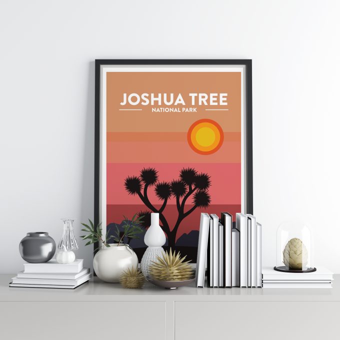 Joshua Tree - National Park Print Poster Wall Art