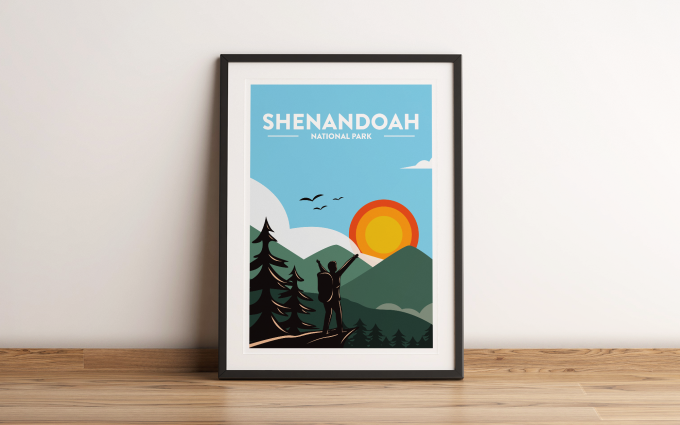 Shenandoah - National Park Print Poster Wall Art